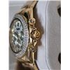 Image 4 : HIGH END AUTOMATIC, AAA QUALITY REPLICA WATCH, DIAMOND BEZEL AND DIAL, 3 SUB-DIALS, ROMAN NUMERALS, 