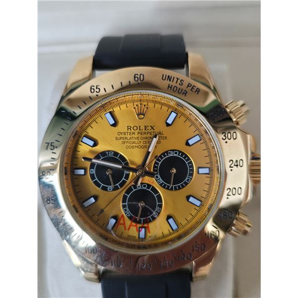 HIGH END AUTOMATIC 40 MM, MODEL OYSTER PERPETUAL COSMOGRAPH DAYTONA 126508 AAA QUALITY REPLICA, GOLD