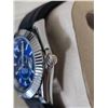 Image 3 : HIGH END AUTOMATIC 40 MM, MODEL SKY-DWELLER 336934 AAA QUALITY REPLICA, FLUTED WHITE GOLD BEZEL, BLU