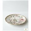 Image 2 : 4 Melamine Plates with Floral Design and Gold Edging