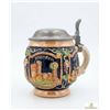 Image 2 : German Ceramic Beer Steins with Pewter Lids