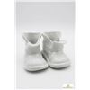 Image 2 : Two Pairs of White Glazed Ceramic Baby Shoe Figurines