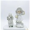 Image 1 : Porcelain Figurines Lot – Girl with Hat and Poodle Dog