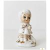 Image 4 : Porcelain Boy and Girl Figurines with Gold Accents