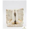 Image 4 : Ceramic Religious Prayer Figurines with Gold Accents