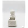 Image 2 : White Glazed Ceramic Candleholders and Planter Pieces