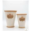 Image 1 : Four Ceramic Planters with Cherub Relief Decoration