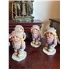 Image 2 : 8 Porcelain Girl Figurines in Winter Clothing