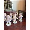 Image 3 : 8 Porcelain Girl Figurines in Winter Clothing