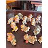 Image 2 : 18 Porcelain Cherub Figurines with Flower Crowns