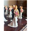 Image 4 : 20 Mixed Resin Bride and Groom Wedding Cake Topper Figurines