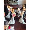Image 6 : 20 Mixed Resin Bride and Groom Wedding Cake Topper Figurines