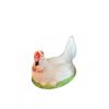 Image 2 : Porcelain Hen Dish, Angel Figurines, and Character Napkin Holders Set