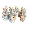 Image 1 : 13 Porcelain Angel Figurines with Musical Instruments and Crowns