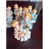 Image 2 : 13 Porcelain Angel Figurines with Musical Instruments and Crowns