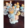 Image 7 : 13 Porcelain Angel Figurines with Musical Instruments and Crowns