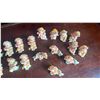 Image 3 : 17 Ceramic Cherub Figurines with Floral Crowns