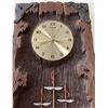 Image 3 : Smiths Wall Clock With Ship Relief, Carved Wood Style, Nautical Theme