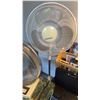 Image 3 : Two Oscillating Fans, Two Floor Lamps, Magazine Rack, Side Table, and Assorted Books