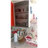 Image 1 : Kitchen Utensils, Dish Rack, Glassware, Cups, and Miscellaneous Contents