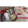 Image 3 : Kitchen Utensils, Dish Rack, Glassware, Cups, and Miscellaneous Contents