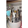 Image 4 : Kitchen Utensils, Dish Rack, Glassware, Cups, and Miscellaneous Contents
