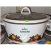 Image 3 : Slow Cookers, Ceramic Bunny, Planter, Linens, and Kitchenware Lot