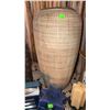 Image 4 : Decor Lot: Tall Ceramic Vase, Spoons in Case, Pitcher, Candles, Basket, Figurines