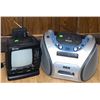 Image 1 : Curtis Portable TV Radio and RCA Stereo Bass Reflex CD Cassette Boombox