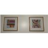 Image 1 : Framed Abstract Print Reproductions Signed A. Davis