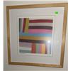 Image 3 : Framed Abstract Print Reproductions Signed A. Davis