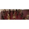 Image 3 : Egyptian Style Miniature Bronze Figurines Set – 16 Total Figures