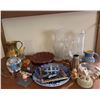 Image 1 : Decorative Items Including Plates, Pitchers, Figurines, Vases, and Marbles