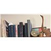 Image 2 : Books Two Wooden Shelves Plus Decorative Items Including Bird Figurine