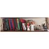 Image 3 : Books Two Wooden Shelves Plus Decorative Items Including Bird Figurine