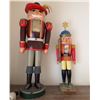 Image 3 : Wooden Nutcracker Figures with Painted Details and Feather Accent