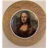 Image 4 : Decorative Mona Lisa Plates and Framed Portrait Plaque
