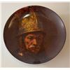 Image 2 : Decorative Plate with Warrior Portrait, Anchor Key, and Metal Wall Hook