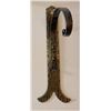 Image 4 : Decorative Plate with Warrior Portrait, Anchor Key, and Metal Wall Hook