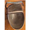 Image 2 : Engraved Silver Metal Hinged Box on Three Feet Oval Shape Ornamental Lid