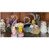 Image 3 : Glass Swans, Decorative Figurines, Pitcher, Assorted Glassware and Porcelain