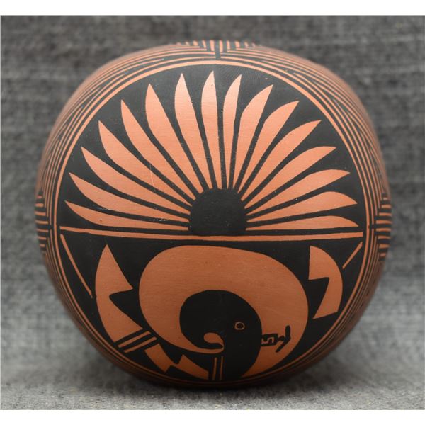 ACOMA POTTERY SEED JAR (YVONNE ESTEVAN)