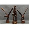 Image 1 : THREE SERI IRON WOOD CARVINGS