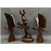 Image 4 : THREE SERI IRON WOOD CARVINGS