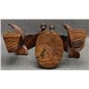 Image 6 : THREE SERI IRON WOOD CARVINGS