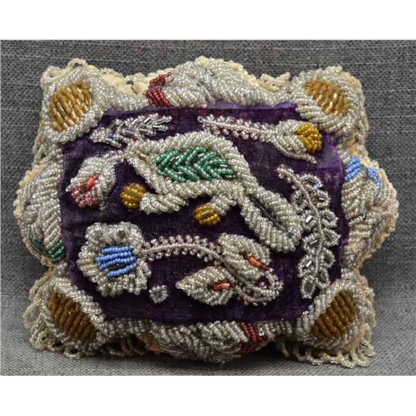IROQUOIS BEADED PILLOW