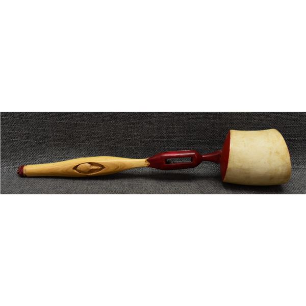 IROQUOIS HORN RATTLE