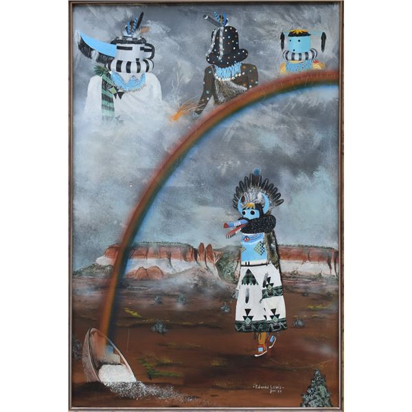 ZUNI PAINTING (EDWARD LEWIS)