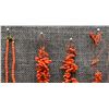 Image 5 : THREE CORAL NECKLACES AND ONE BEAD NECKLACE