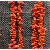 Image 6 : THREE CORAL NECKLACES AND ONE BEAD NECKLACE